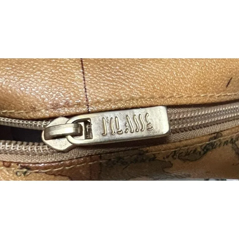 Alviero Martini 1a Classe Geo Classic Bag Iconic Map Print Toiletry Cosmetic Bag